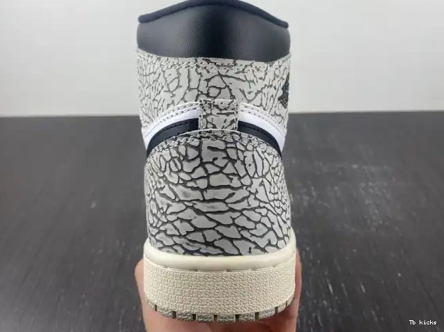 Rep TBK High Jordan White Air 1 OG DZ5485-052 Cement 0608